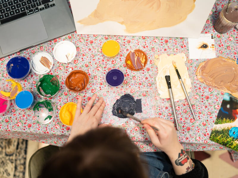 virtual painting classes at home